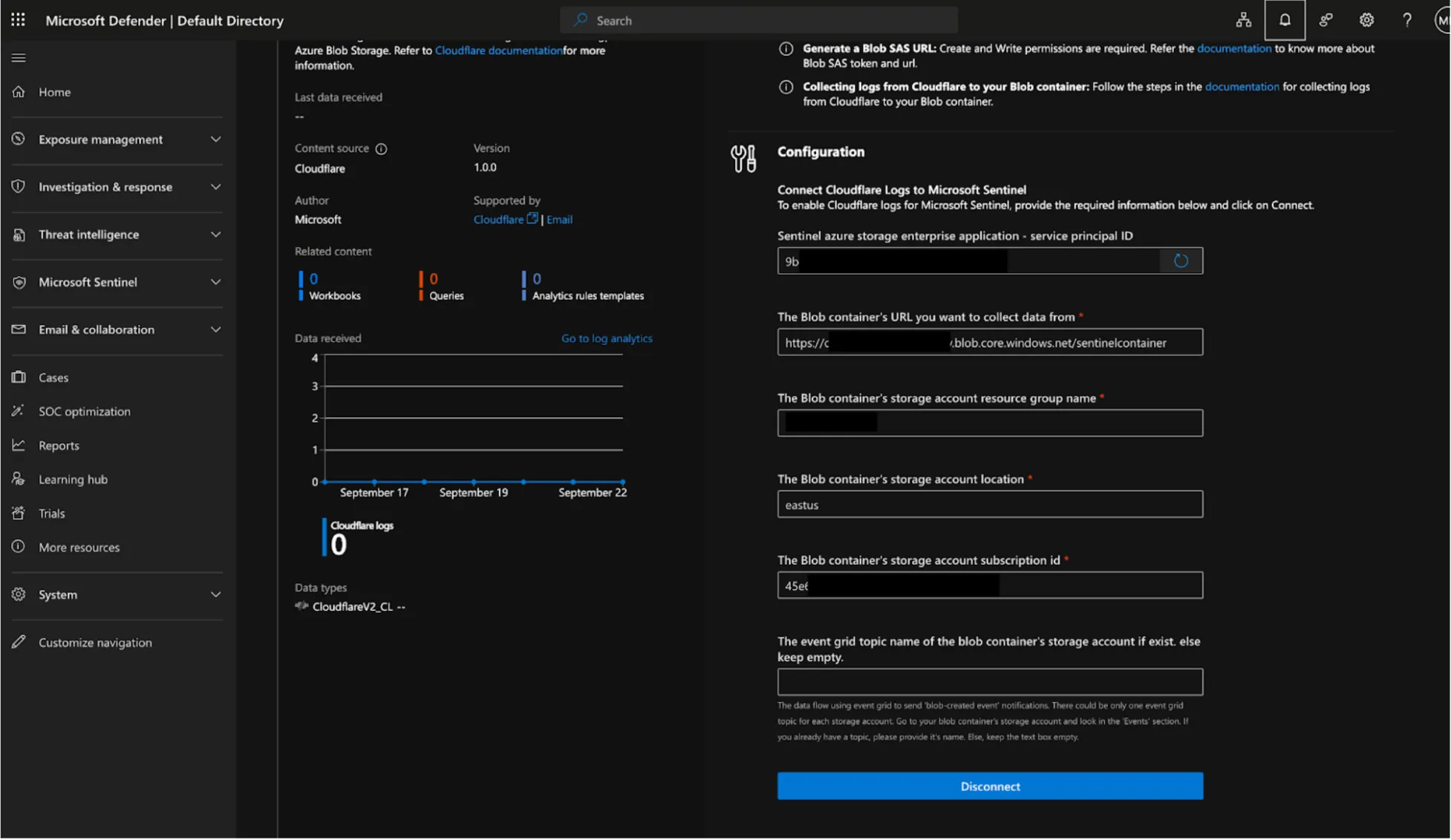 Configuration fields