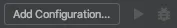 WebStorm add configuration button