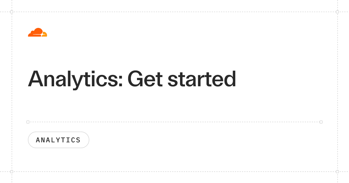 Get started · Cloudflare Analytics docs