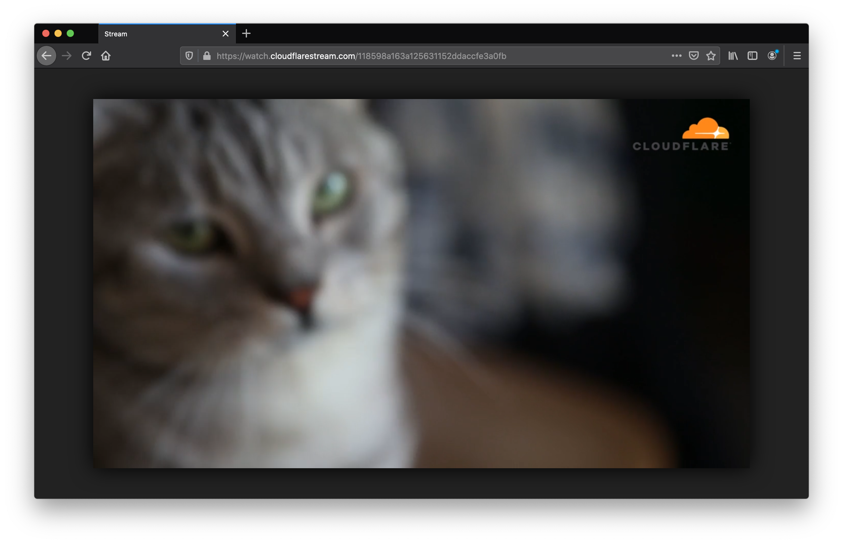Screenshot of a video with Cloudflare watermark at top right