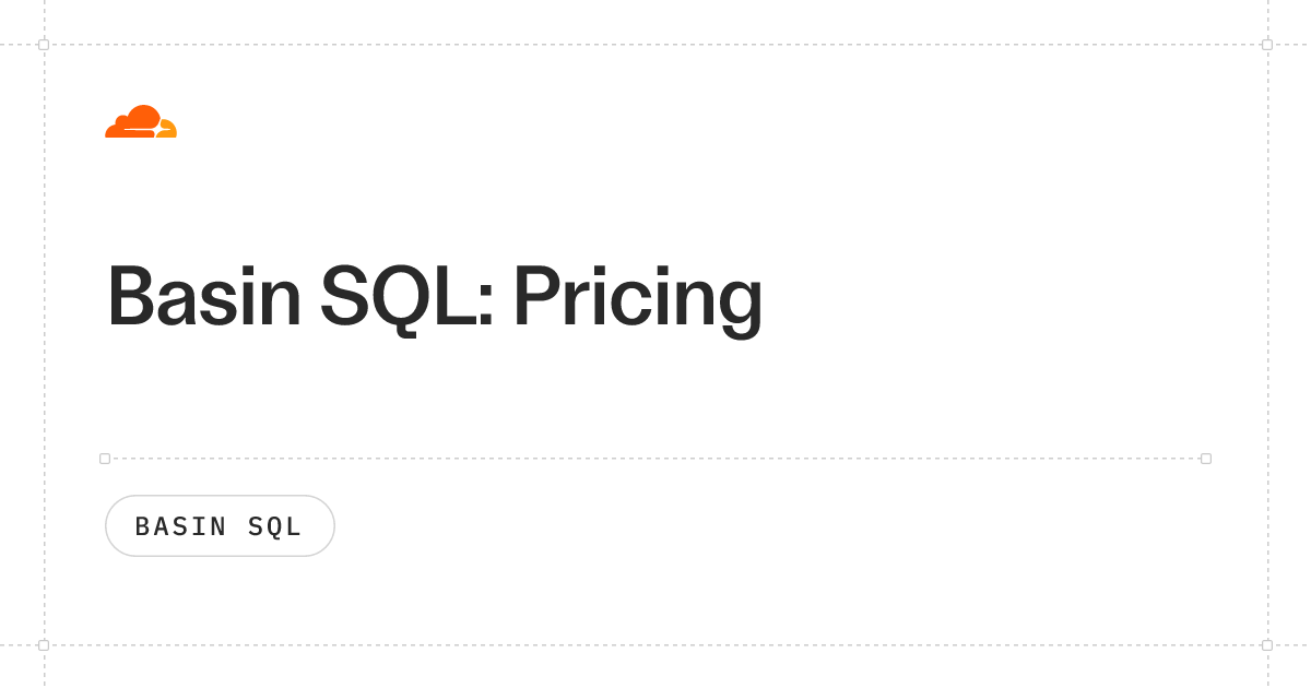Basin SQL - Pricing · Basin SQL docs