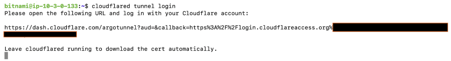 Cloudflare provides for easily authenticating Cloudflare Tunnel with a Cloudflare account.